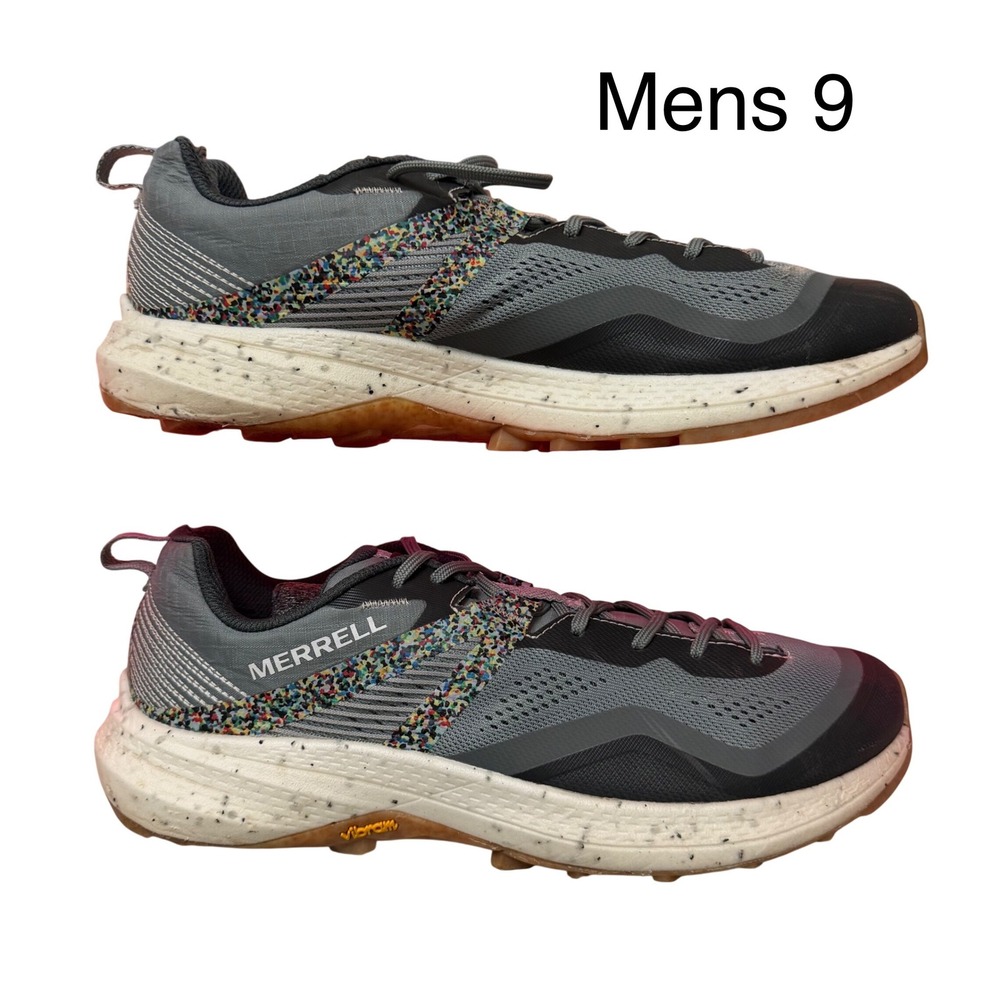 Merrell Nova 2 Eco Trail Running Shoes Grey Vibram Gorpcore Hiking Outdoor M 9